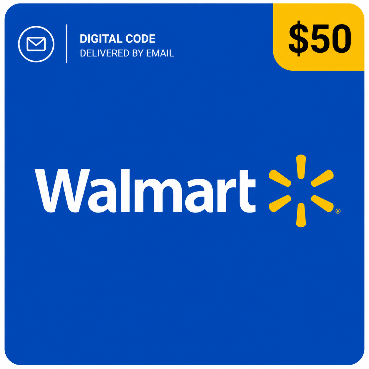 $50 Walmart Gift Card